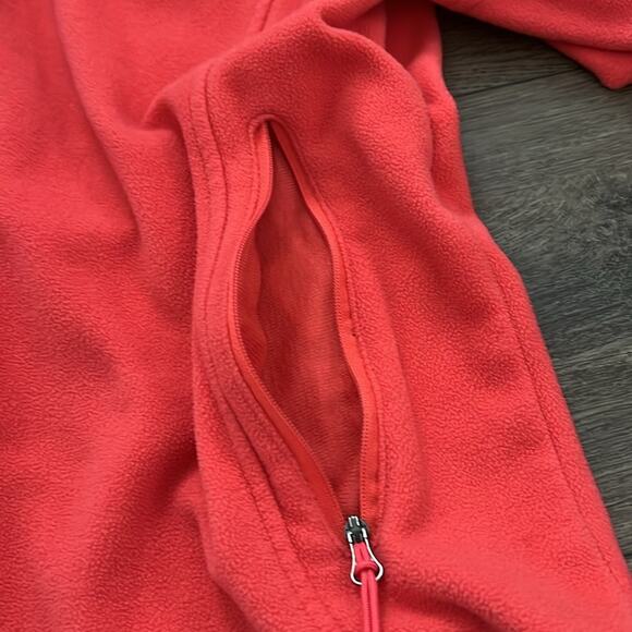 Columbia Fast Trek Women’s Peach Pink Full Zip 3 Pockets Fleece Jacket Size‎ L - Picture 8 of 12